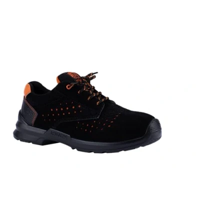Imagen de Honeywell King&#039;S by KWS201B 6250132 Zapato de Seguridad con Cordones Piel Perforada, Unisex, Puntera Acero Perfil Ancho, Suela antiestática, Negra, 6 UK, 39/060