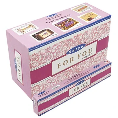 Imagen de Varillas de incienso Satya Nag Champa, muchos aromas, 12 unidades 15 g, FOR YOU