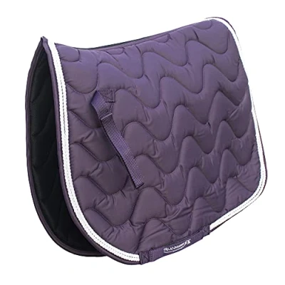 Imagen de Rhinegold Wave Saddle Pad COB Plum Tela para sillín, Ciruela