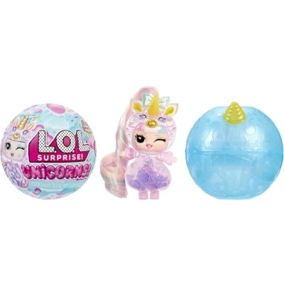 Imagen de L.O.L. Surprise! Unicorns Tots Incluye 1 muñeca, Experiencia lámpara de Lava y caract. Transparentes, Embalaje Ciego, 8 muñecas para coleccionar, 2 pociones Colores, Ideal niños +4 años