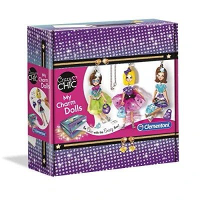 Imagen de Clementoni Crazy Chic, 18587, My Charms Dolls, Juego Pulseras y Abalorios Infantil, a Partir de 7 años, Multicolor