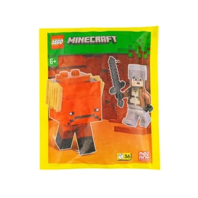 Imagen de LEGO Minecraft Mini Set: Minifigura de Héroe Abisal con Strider