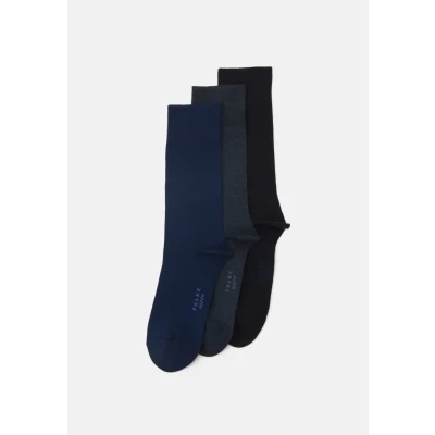 Imagen de FALKE Happy Box Uni 3 Pack M SO algodón unicolor pares, Calcetines Hombre, Multicolor (Sortiment 0020), 39 42