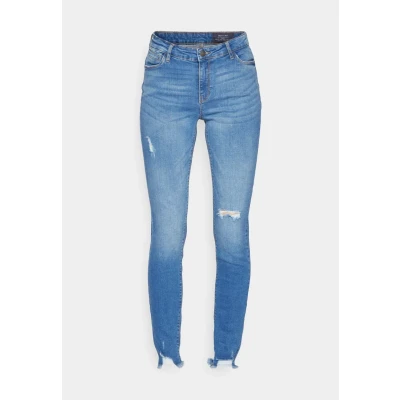 Imagen de Noisy May Nmkimmy Destroy Vaqueros pitillo, Mujer, Talla: 25x30, Dark blue denim