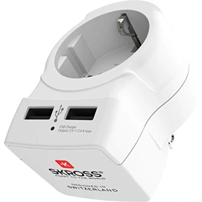 Imagen de Adaptador Europeo A Estados Unidos USB SKROSS 1500281