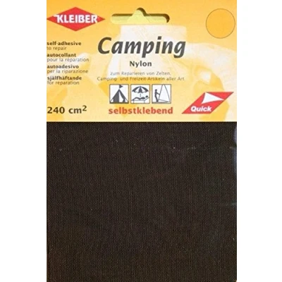 Imagen de Kleiber Canvas Style Self Adhesive Waterproof Nylon Repair 2 Patches (10cmx12cm Each) Brown, Marrón, Talla única, Unidades