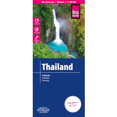 Imagen de Tailandia, mapa de carreteras impermeable. Escala 1:1.200.000. Reise Know How.: reiß und wasserfest (world mapping project) (Thailand (1:1.200.000))