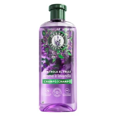 Imagen de Herbal Essences Controla El Frizz Champú Aroma A Lavanda, 350 ml, Hidrata Y Suaviza
