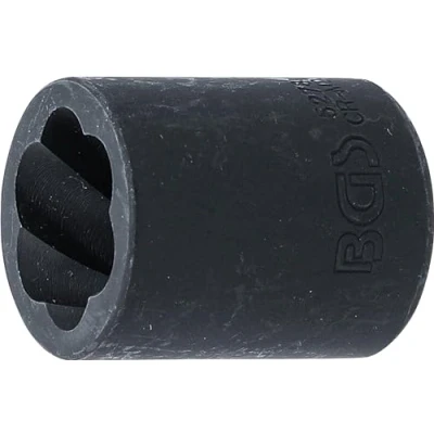 Imagen de BGS 5278 Llave de vaso perfil en espiral / extractor tornillos entrada 10 mm (3/8&quot;) 18