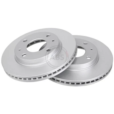 Imagen de A.B.S. 17528 Disco de freno 257 24 4 114,3 ventilado revestido HYUNDAI: COUPE, SONATA 4, LANTRA 2