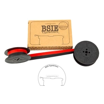 Imagen de Cinta para máquina de escribir CONTINENTAL Negra y roja BSIE Typewriters