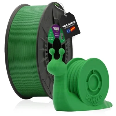 Imagen de WINKLE Filamento PLA HD Verde Aguacate Impresora 3D 1,75mm 1kg Compatible con Todas las Impresoras Precisión Dimensional Bobina