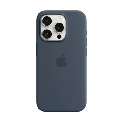 Imagen de Apple MagSafe Silicio Back Cover Azul iPhone 15 Pro