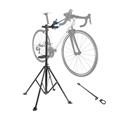 Imagen de ded Soporte para revisión y reparación de Bicicleta Altura Ajustable Giratorio 360 Caballete Montaje universal Taller Bici. Hasta 30kg