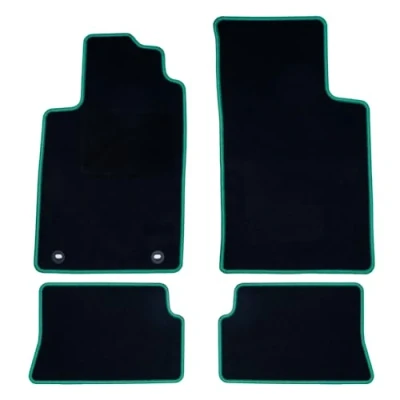 Imagen de OCC DESIGN ALFOMBRA A MEDIDA MEGANE I CABRIO (1997 2003) 5PZ RIBETE VERDE