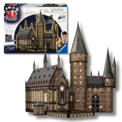 Imagen de Ravensburger 3D Puzzle Hogwarts Castle The Great Hall Night Edition