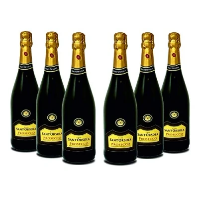 Imagen de Sant&#039;Orsola Prosecco DOC Extra Dry Vino Espumoso Italiano Seco 6 Botellas X 750ml