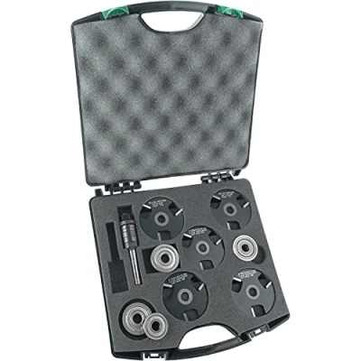 Imagen de ENT 09070 Juego de 10 fresas ranura disco HW 2 3 4 5 6 mm Ø 47,6 Z3 incluyendo rodamiento bolas