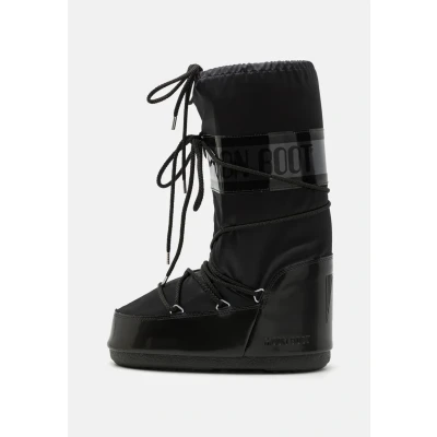 Imagen de Moon Boot ICON Glance Unisex Botas con cordones, Talla: 39 41, Black Zapatos