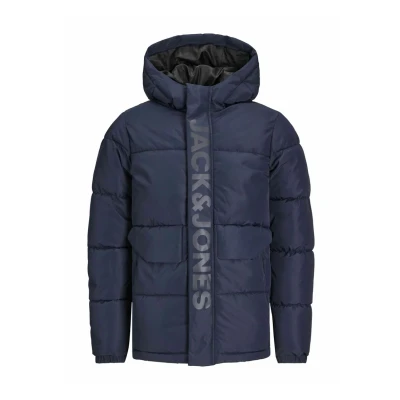 Imagen de Jack &amp; Jones Junior Jcospeed Puffer Chaqueta de invierno para niños, Talla: 8a, Navy blazer