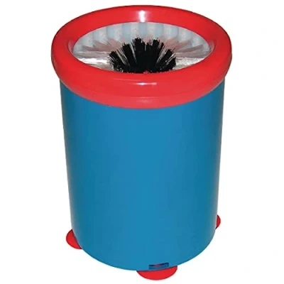 Imagen de Jantex Limpiador de vasos para bar, fácil usar y limpiar, cepillo nailon, redondo, 180 x 140 mm