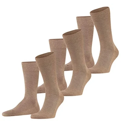 Imagen de Falke London Calcetines para hombre (3 unidades) Nutmeg Mel 43 46