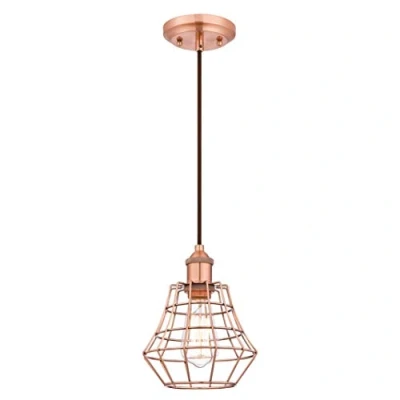 Imagen de Westinghouse Lámpara de Techo Colgante 1 Luz E27, Cobre satinado, 154 cm