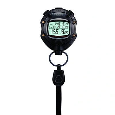 Imagen de Casio Reloj Cuarzo Unisex 64.00mm con dial Digital LCD y Correa Negro HS 80TW 1EF