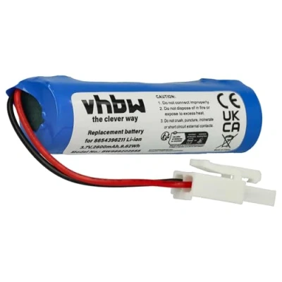 Imagen de vhbw Batería Recargable reemplaza Vileda 8654396211 para aspiradora, Robot Limpieza (2600 mAh, 3,7 V, Li Ion)