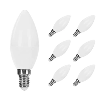Imagen de RAYDAN Pack 6 Bombillas LED Vela E14 6W Equi.40W 470lm Home
