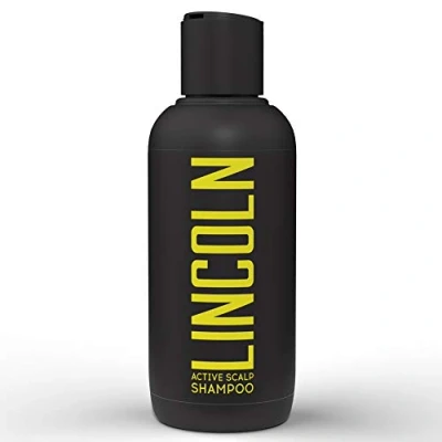 Imagen de LINCOLN Champú y Acondicionador para Hombres con Carbón Activado Champoo Hombre Cuero Cabelludo Seco Cafeína Champu Antigrasa Tratamiento de la Caspa en el 250 ml