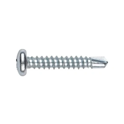 Imagen de Index Fixing Systems BZABR4850 Tornillo Autotaladrante de Cabeza Alomada y Huella Ph, Galvanised, 4.8 x 50 mm, Set 20 Piezas