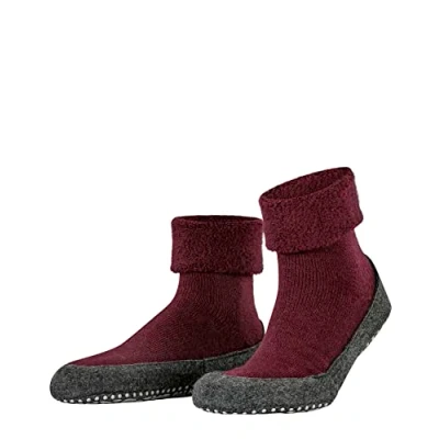 Imagen de FALKE Cosyshoe M HP lana puños en la suela 1 par, Calcetines para casa Hombre, Rojo (Barolo 8596), 39 40