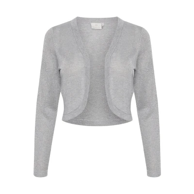 Imagen de Kaffe Kaankra Chaqueta de punto, Mujer, Talla: Large, Light grey/silver