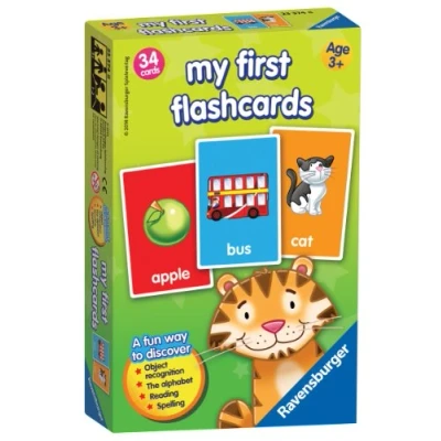 Imagen de Ravensburger My First Flash Card Game for Kids Age 3 Years and Up Ideal Object Recognition, Alphabet, Reading Spelling