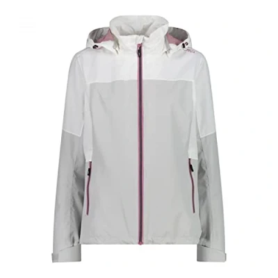 Imagen de CMP Chaqueta de mujer ripstop con capucha desmontable, Piedra, XXS