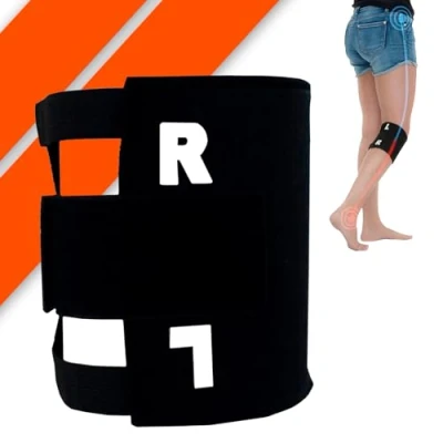 Imagen de Bonplus BP Rodillera Ciatica para Dolor de Espalda Compresión Antideslizante Hombre y Mujer Terapéutica Alivio Lumbar Ajustable Talla Única Salud