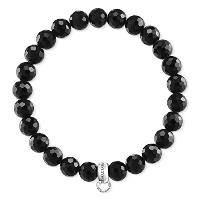 Imagen de Thomas Sabo Pulsera con dijes Negro Plata de ley 925 X0220 840 11 L18.5