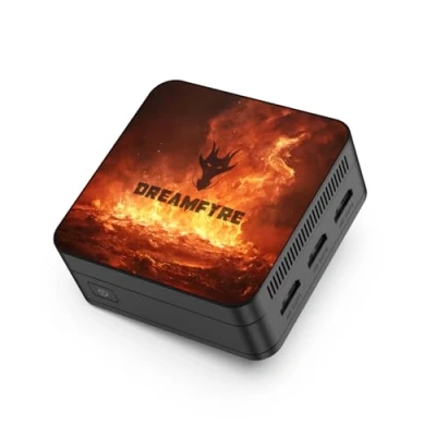 Imagen de DREAMFYRE Mini PC N100 12GB DDR5/512GB M.2 SSD, Ordenador Alder Lake (hasta 3,4GHz), de sobremesa, Torre 4K Triple Display,WiFi 5,Bluetooth 5.0 para el