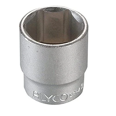 Imagen de Alyco 192217 Llave de vaso 3/8&quot; UNE 16507 DIN 3124 cromado mate 17 x 30 mm