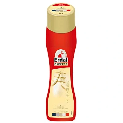 Imagen de Erdal Cuidado de zapatos Express brillo con aceite almendras incoloro, cuida, protege y refresca el color, 1 unidad x 75 ml incoloro