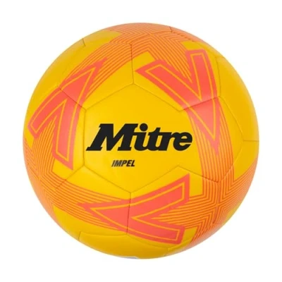 Imagen de Mitre Impel L30P Football, Highly Durable, Shape Retention, Yellow/Orange, 3