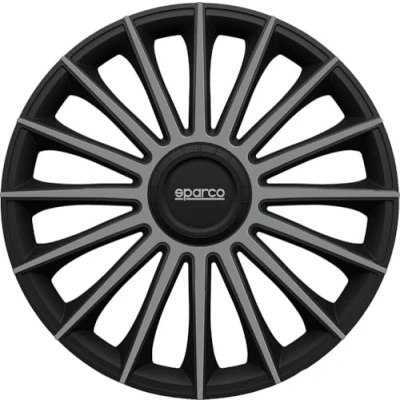 Imagen de SPARCO Treviso SPC1493BKGR Tapacubos 14in negro, gris