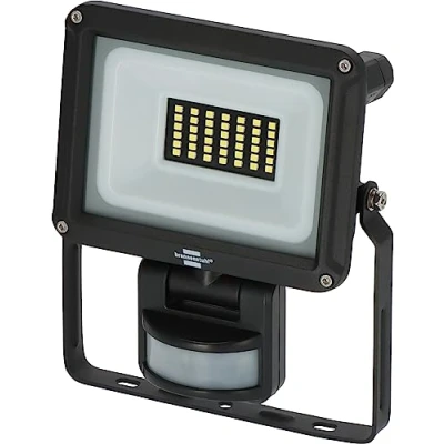 Imagen de Brennenstuhl Nuevo 2024 Foco infrarrojo, 2300 LM, 20 W, JARO 3060 P (proyector LED de Pared para Exteriores IP65, 20W, 2300lm, 6500K, con Detector Movimiento y Sensor crepuscular), Black