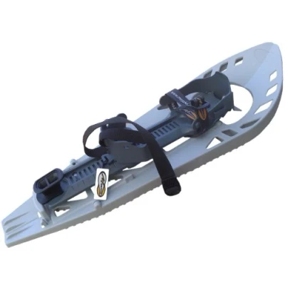 Imagen de Morpho Schneeschuhe Trimo Ultra Light Basic Snowshoe Pair Buckle Webbing Type Ankle Strap Raquetas de Nieve, Unisex, Gris Claro/Gris, Medium