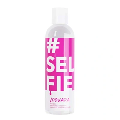 Imagen de Loovara lubricante a base de agua 250 ml SELFIE ideal para la masturbación, masturbación con juguetes, ingredientes naturales, dermatológicamente probado, seguro preservativos