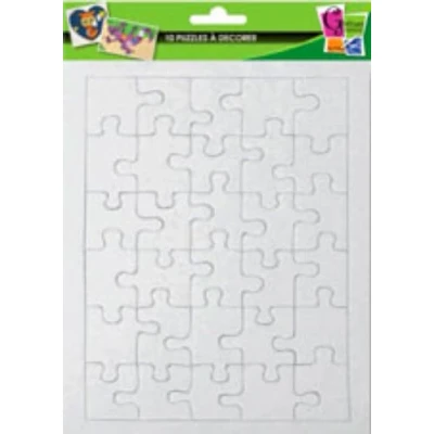 Imagen de 10 puzzles of 30 parts to decorate 20 x 13 cm Seeds creative