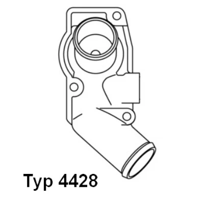 Imagen de WAHLER 4428.92D Termostato, refrigerante 92 con junta OPEL: Astra G CC, Berlina, Zafira A