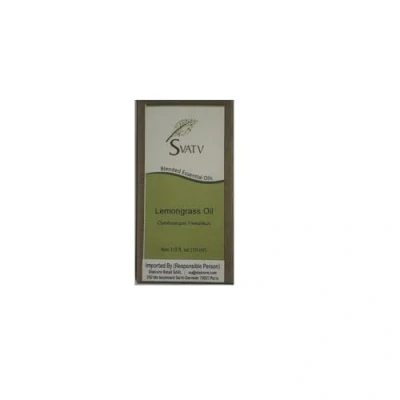 Imagen de SVATV Lemongrass aceite esencial de hierba limón para masaje yoga y fragancia difusor, aceites aromaterapia, cuidado personal bricolaje 10 ml