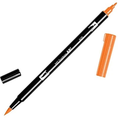 Imagen de Tombow Rotulador de punta doble, color rojo (925 Scarlet)